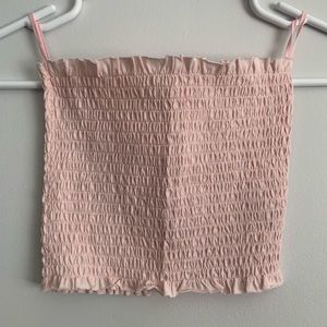 Garage Ruffled Tube Tops